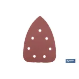 HOJA DE LIJADO LIJADORA MOUSE 7 AGUJEROS 100 X 140 MM G 120