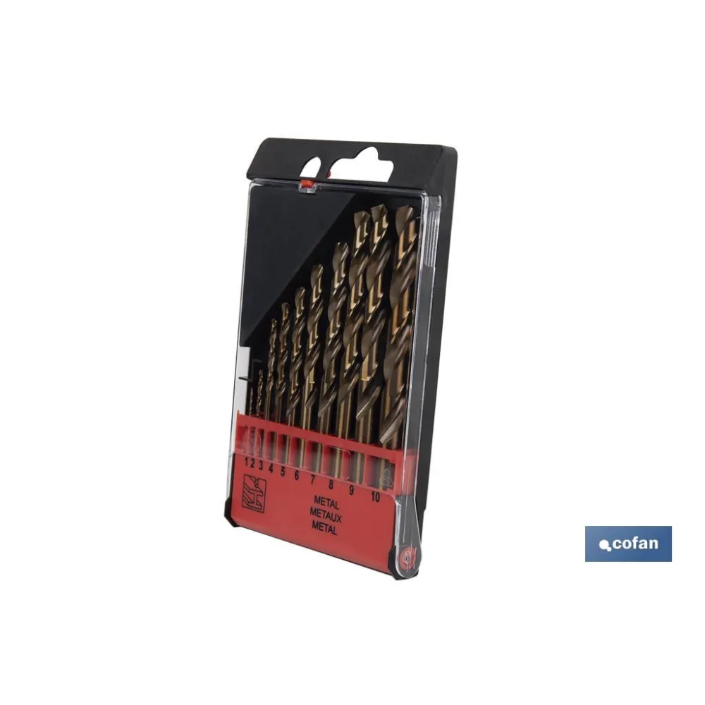 ESTUCHE BROCAS HSS-CO - MEDIDAS: 1-10 MM (10 UDS.)