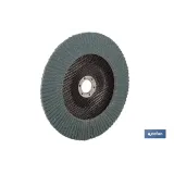 DISCO LAMINADO PROFESIONAL INCLINADO 178 MM. - GRANO 40 ZIRCONIO