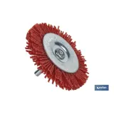 CEPILLO CIRCULAR DE NYLON 6 MM X Ø75