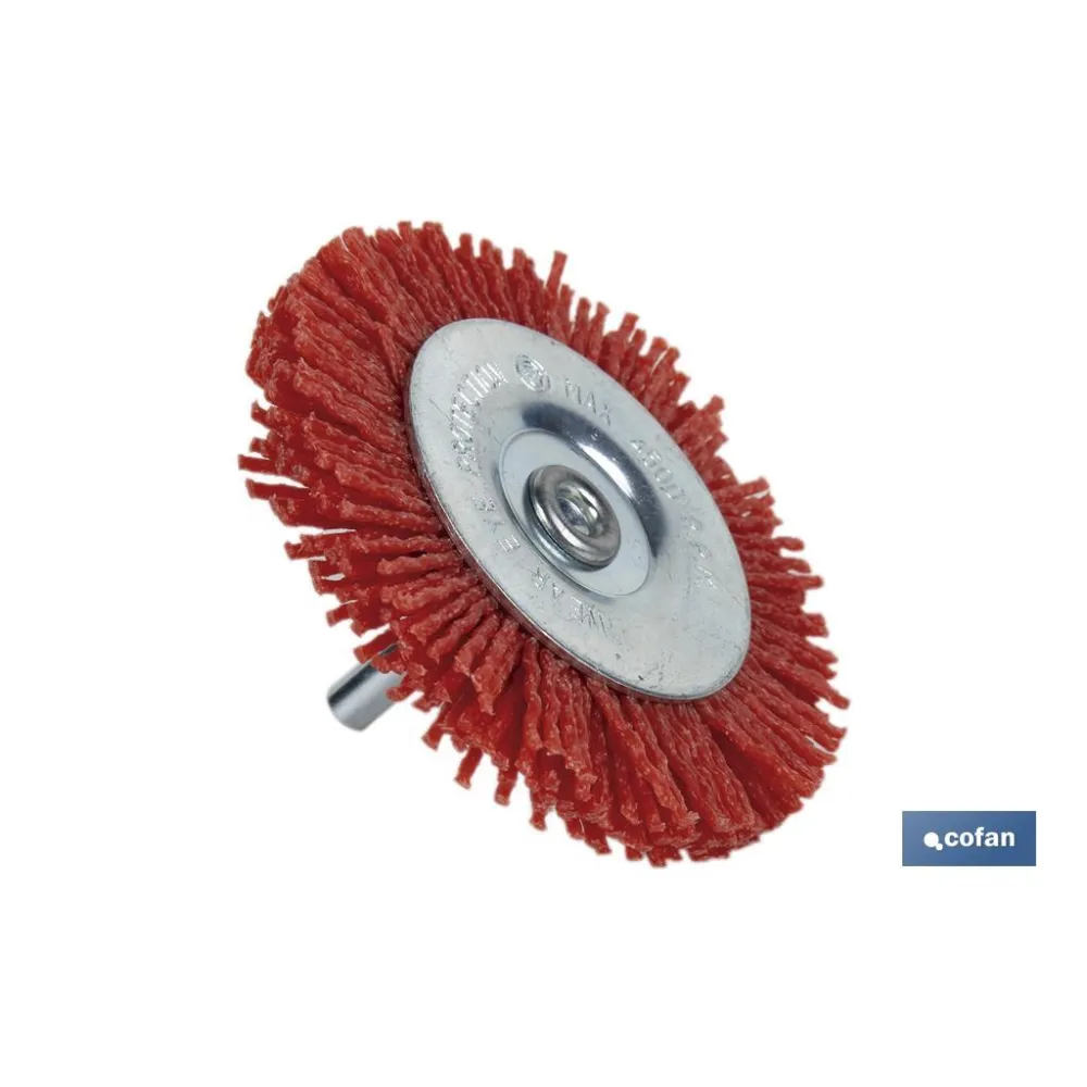 CEPILLO CIRCULAR DE NYLON 6 MM X Ø100