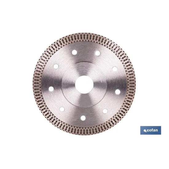 DISCO DIAMANTE PORCELANICO EXTRAFINO H-10mm, 125mm
