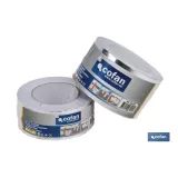 CINTA DE ALUMINIO 30 MICRAS 50 MM X 10 M