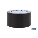 CINTA DE ALUMINIO NEGRA 30 MICRAS 50 MM X 10 M