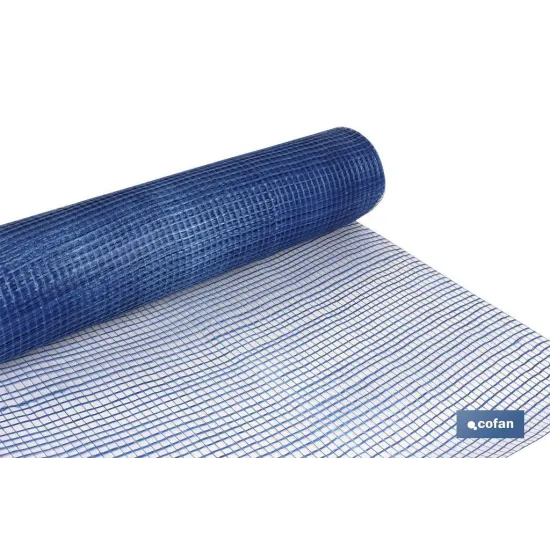 ROLLO 1x50 m MALLA F.VIDRIO 10x10mm REVOCOS MORTERO