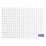 MALLA PLAST. CUADRADA JARDIN 5mm BLANCO 1x25m