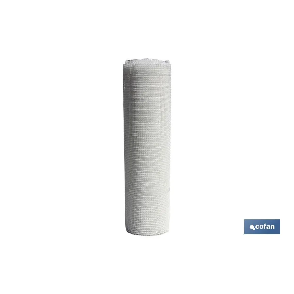 MALLA PLAST. CUADRADA JARDIN 10mm BLANCO 1x25m