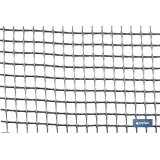MALLA PLAST. CUADRADA JARDIN 10mm GRIS PLATA 1x25m