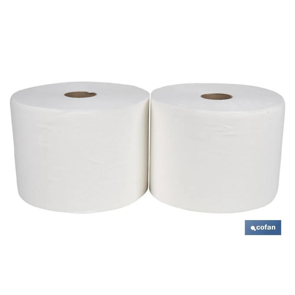 BOBINA CELULOSA EXTRA-LAMINADA VIRGEN 2 CAPAS 3K. 287 MT(2ROLLOS).