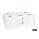 PAPEL SECAMANOS VIRGEN EXTRALAMINADO DE 2 CAPAS 90 M (6 ROLLOS)