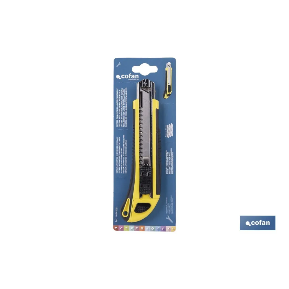 CUTTER CUCHILLA INTERCAMBIABLE (18 MM)