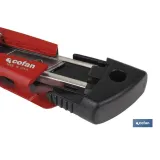 CUTTER HOJA PARTIBLE 18MM CUERPO ZAMAK