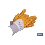GUANTES NITRILO AMARILLO T-8