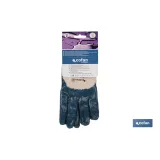 GUANTES NITRILO AZUL T-9