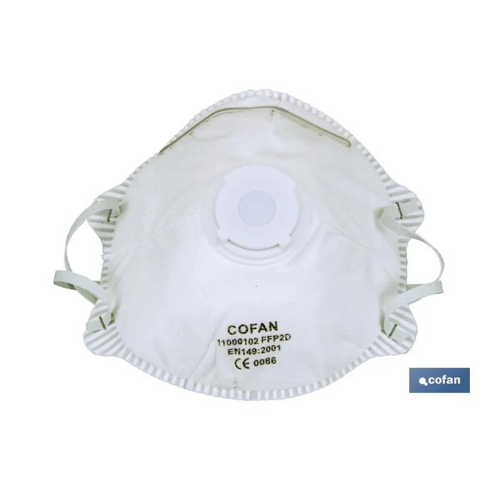 MASCARILLA PROTECCION C/VALVULA FFP2D