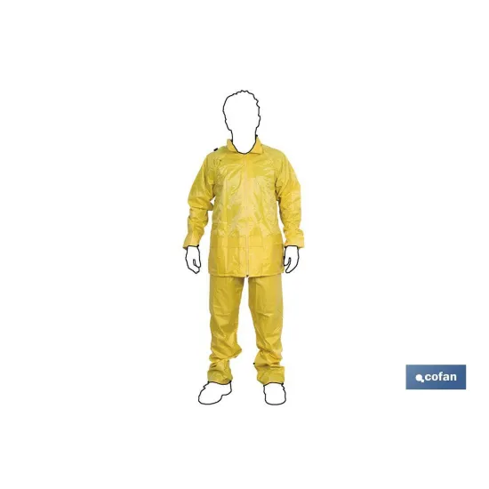 TRAJE AGUA VERDE POLIESTER/PVC TALLA M