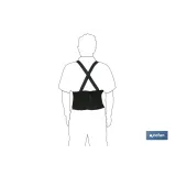 FAJA DE TRABAJO CON TIRANTES TALLA L