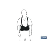 FAJA DE TRABAJO CON TIRANTES TALLA M