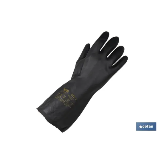 GUANTE NEGRO NEOPRENO 100% T 10