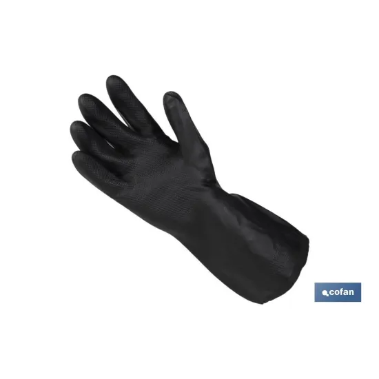 GUANTE NEGRO NEOPRENO 100% T 10 VENTA UNITARIA