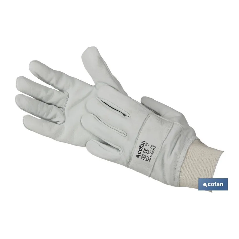 GUANTE AJUSTABLE PIEL FLOR REFORZADO TALLA 10