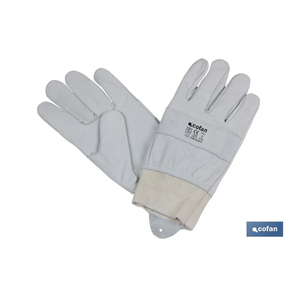 GUANTE AJUSTABLE PIEL FLOR REFORZADO TALLA 9