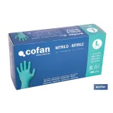 CAJA 100 UDS. GUANTES NITRILO VERDE COFAN PROTECCION FITOSANITARIOS T-L