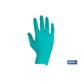 CAJA 100 UDS. GUANTES NITRILO VERDE COFAN PROTECCION FITOSANITARIOS T-M