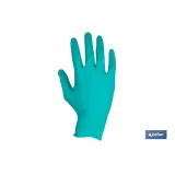 CAJA 100 UDS. GUANTES NITRILO VERDE COFAN PROTECCION FITOSANITARIOS T-S
