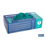 CAJA 100 UDS. GUANTES NITRILO VERDE COFAN PROTECCION FITOSANITARIOS T-S