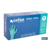 CAJA 100 UDS. GUANTES NITRILO VERDE COFAN PROTECCION FITOSANITARIOS T-S