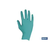 CAJA 100 UDS. GUANTES NITRILO VERDE COFAN PROTECCION FITOSANITARIOS T-XL