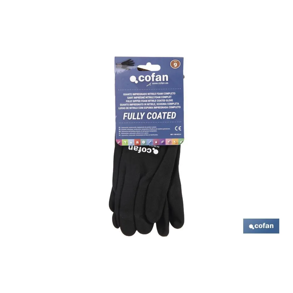GUANTE IMPREG.COMPLETO FOAM NITRILO T-10
