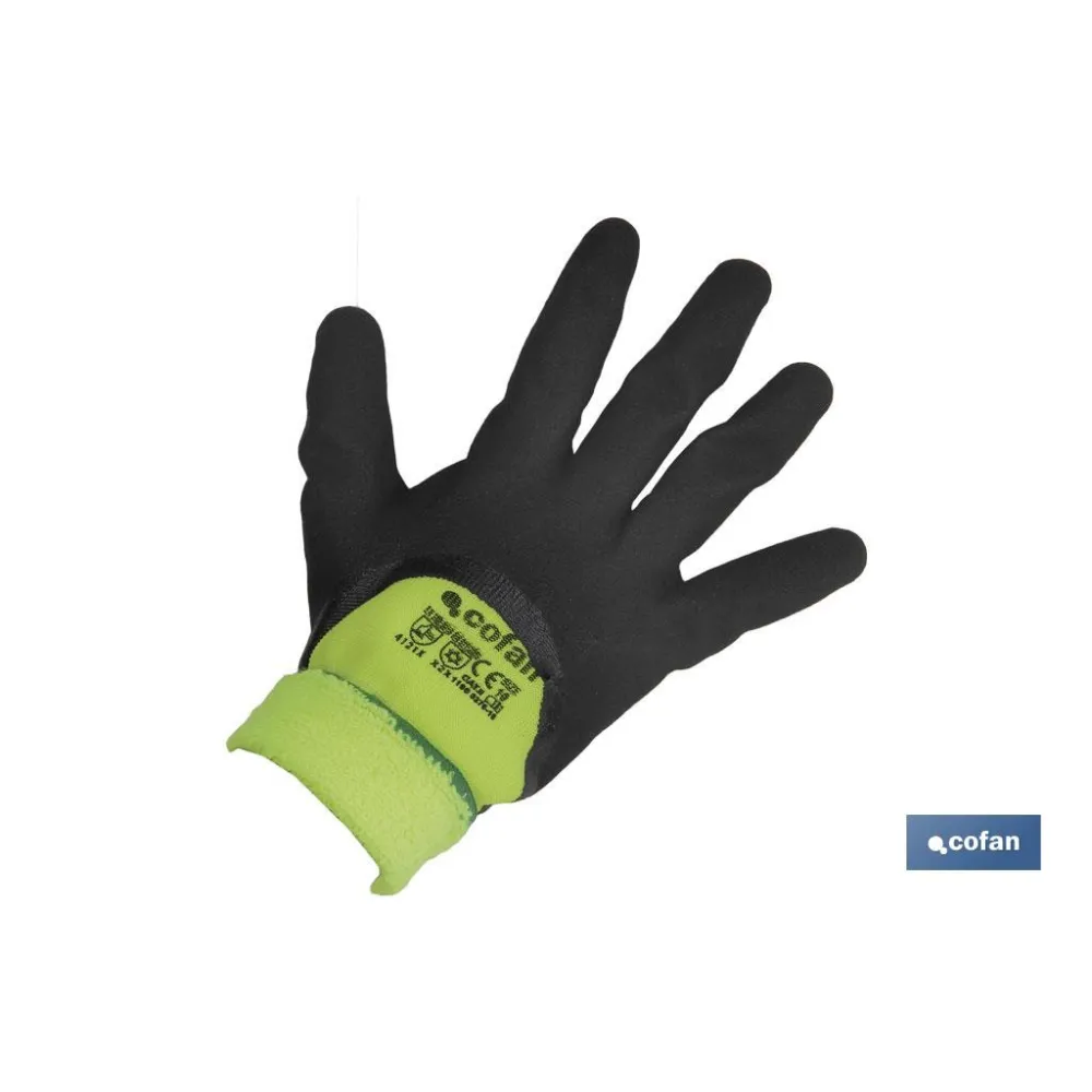 GUANTE IMPREG. NITRILO ESPUMA PROTECC. FRIO T-10 venta unitaria
