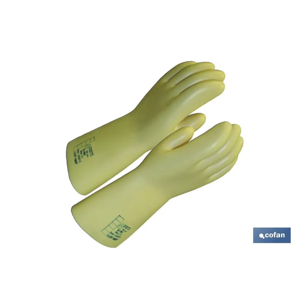 GUANTES AISLANTES 1.000V T-9 (CAT-0 AZC)
