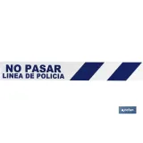 CINTA BALIZ. NO PASAR LINEA POLICIA 80MMX100MTS