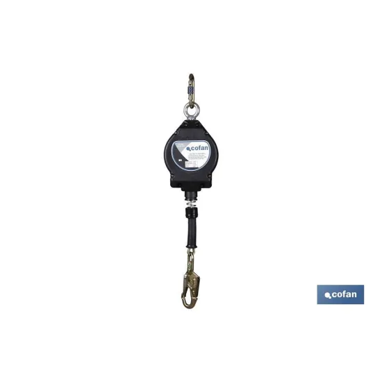 ANTICAIDA RETRACTIL CABLE 10 mts