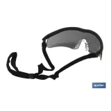 GAFAS SEGURIDAD SPORT OSCURA UV PROTECTION