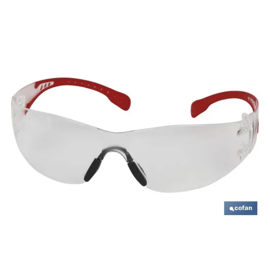 GAFAS SEGURIDAD SUPER LIGERA 18Grs LENTE CLARA