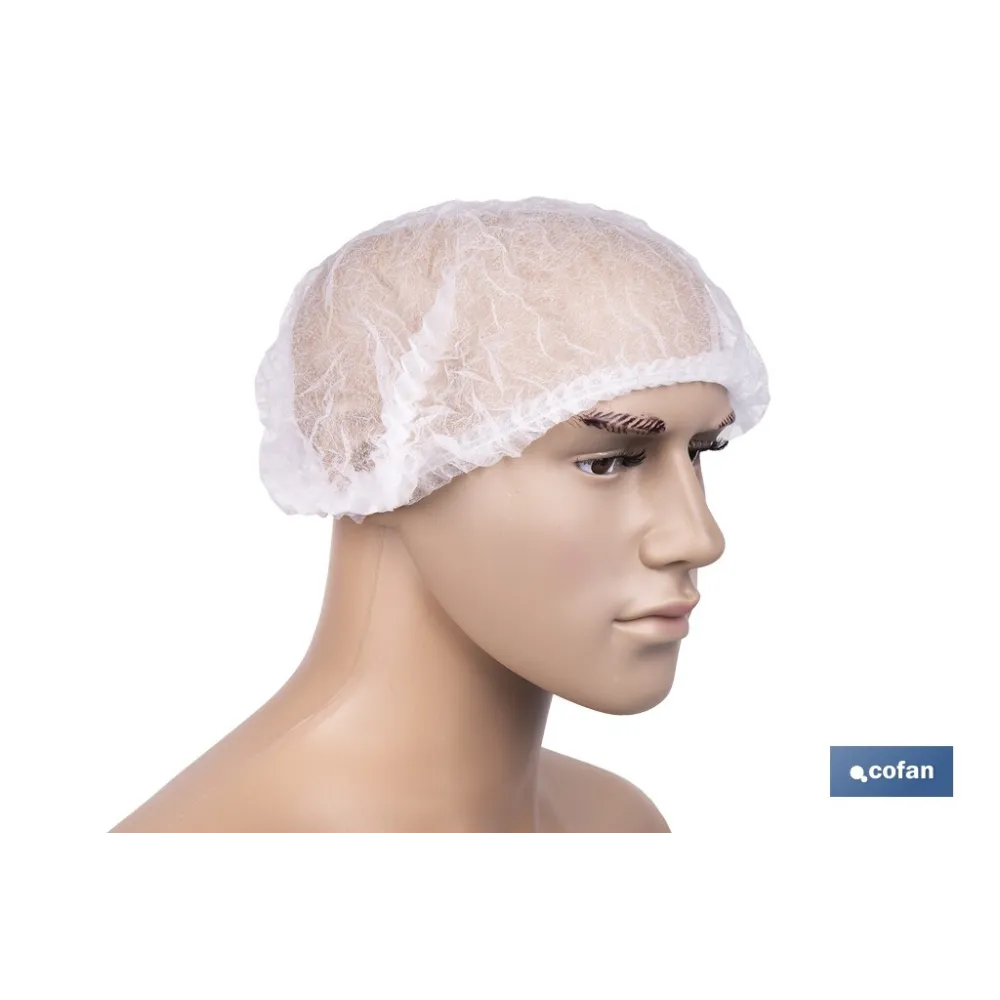 GORRO DESECHABLE ACORDEÓN DE PP 100 UDS.