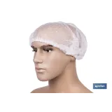 GORRO DESECHABLE ACORDEÓN DE PP 100 UDS.