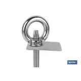 PUNTO DE ANCLAJE INOX. M12 RUPTURA +23 kN