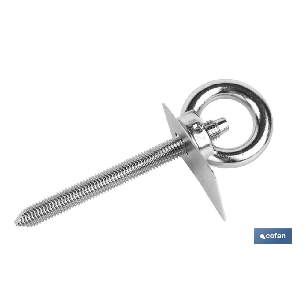 PUNTO DE ANCLAJE INOX. M12 RUPTURA +23 kN