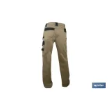 PANTALON TRABAJO LENOIR 280gms/m GRIS-NEGRO T-38