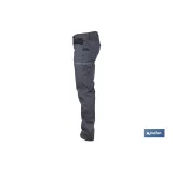 PANTALÓN DE TRABAJO LOKI ELASTANO 215 G/M2 GRIS ANTRACITA TALLA 48