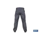 PANTALÓN DE TRABAJO LOKI ELASTANO 215 G/M2 GRIS ANTRACITA TALLA 52