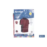 POLO HELA ELASTANO 210 G/M2 ROJO OSCURO-NEGRO TALLA XXXL