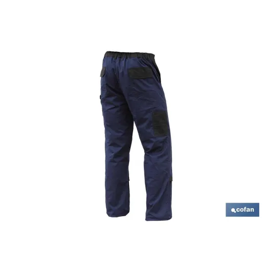 PANTALON TRAB. FLEX. JANO REGULAR FIT MAR/NEGRO T-58