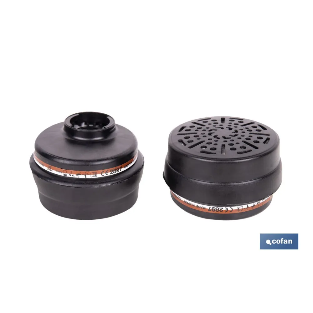 SET DE 2 FILTROS TIPO A1P3 (ADAPTABLES A MÁSCARA FACIAL)