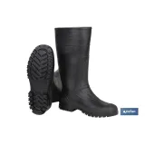 BOTA ALTA DE AGUA PVC NEGRA TALLA 39